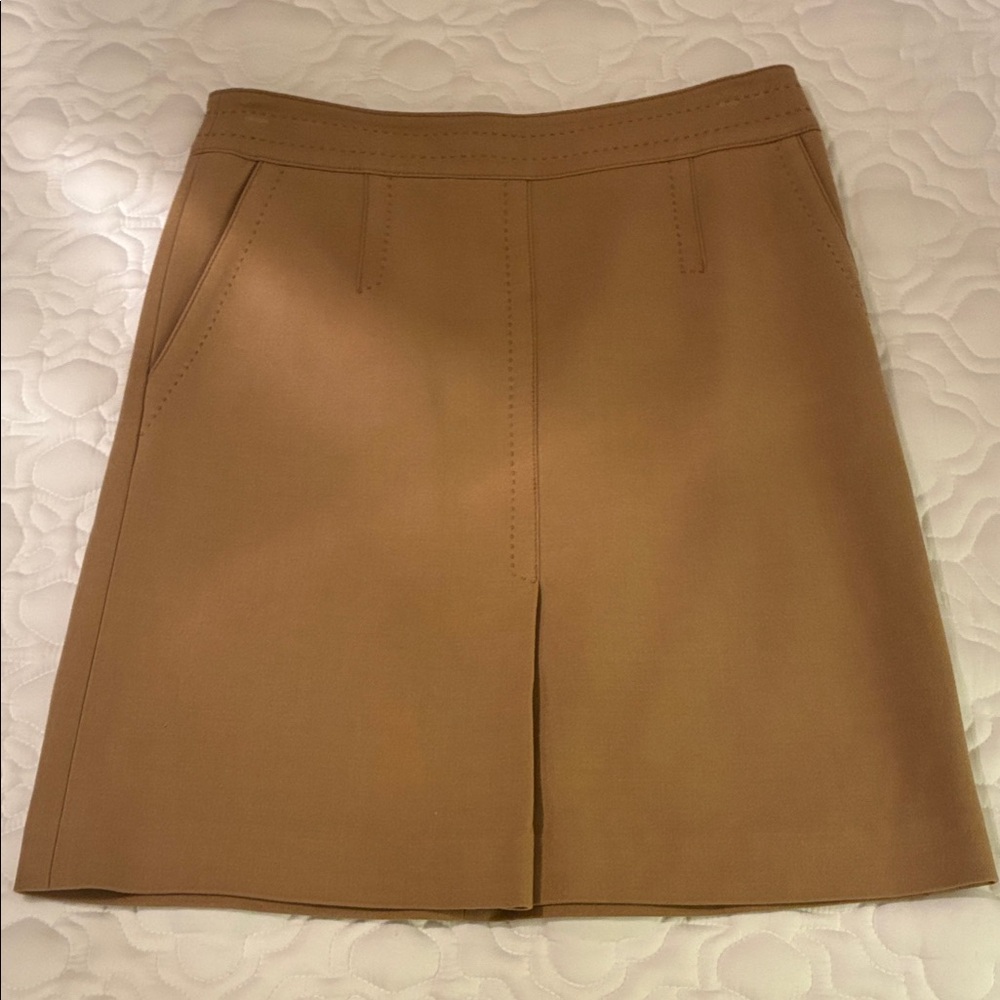 LOFT Tan Mini Skirt
